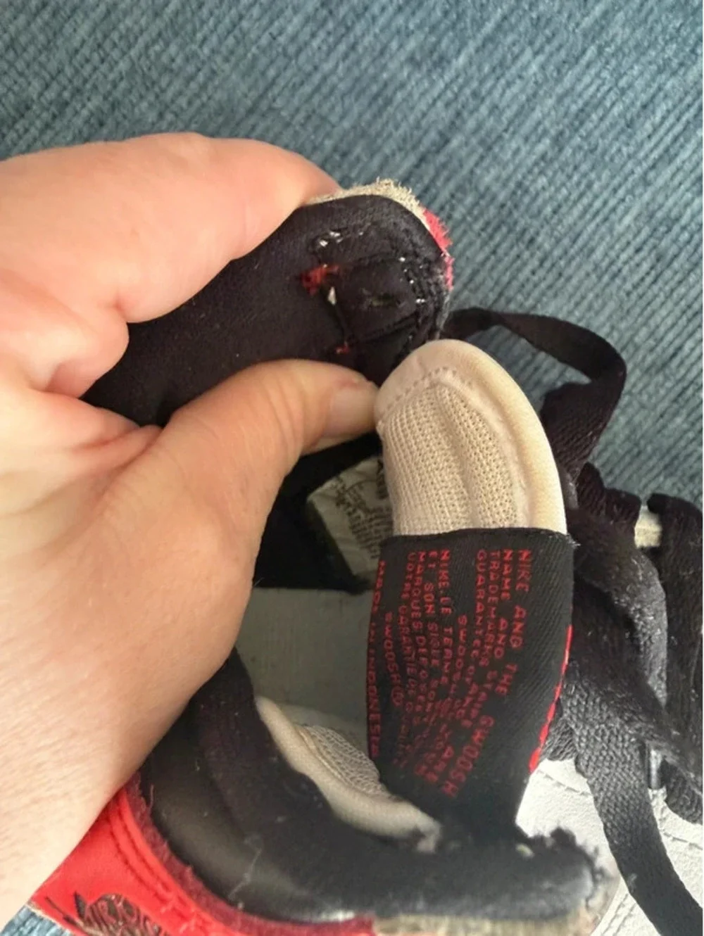 Nike Air Jordan 1 Retro High OG PS 'Heritage' youth sneakers size Y1